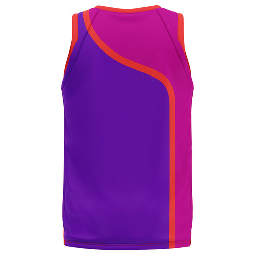 Hawks Coral Plum Design - Unisex Non Reversible Pro Cut Jersey