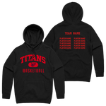 Hawthorn Titans Team List Cotton Hoodie