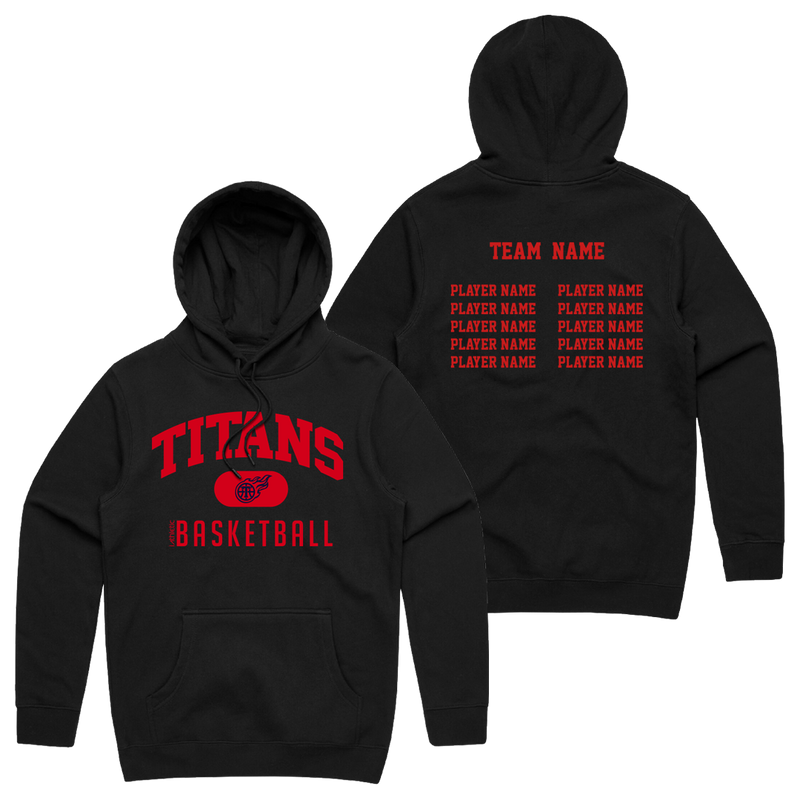 Hawthorn Titans Team List Cotton Hoodie