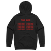 Hawthorn Titans Team List Cotton Hoodie