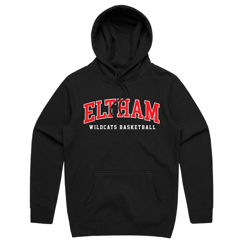Eltham Wildcats Cotton Hoodie - Black