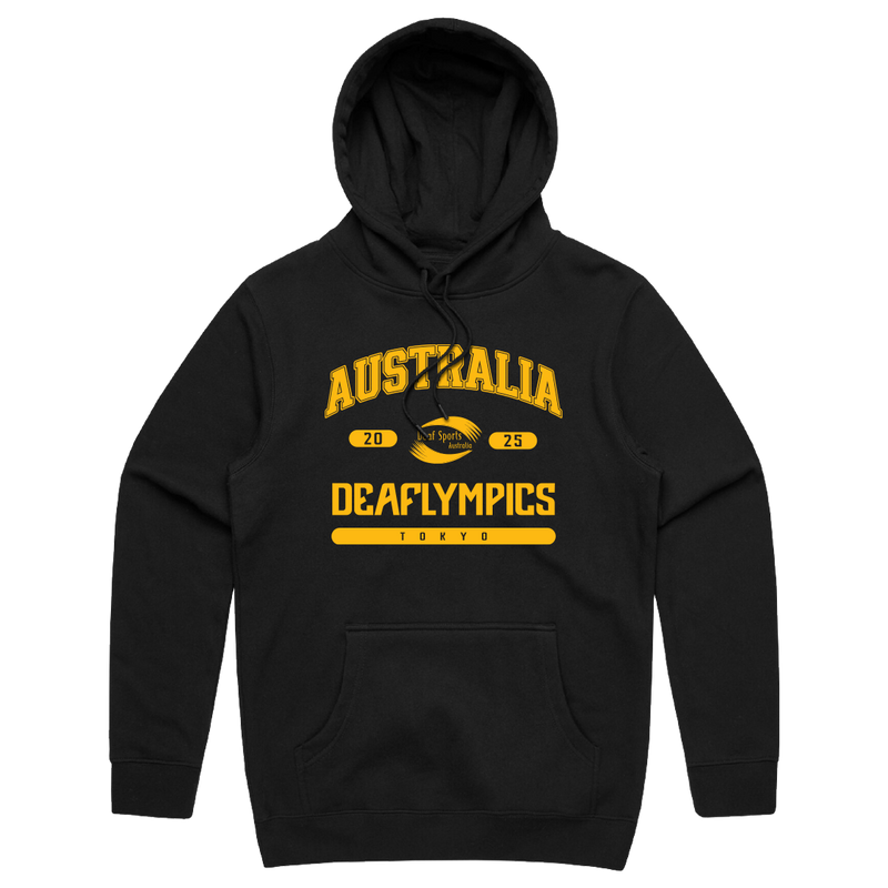 Deaflympics Australia Cotton Hoodie