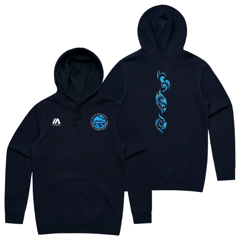 Raglan Area School Cotton Hoodie
