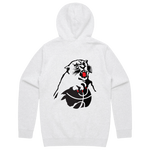 Eltham Wildcats Cotton Hoodie - Snow Marle