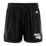 Mindfull Aus 'Healthy Hearts Lighter Minds' Casual Shorts - Black/Black