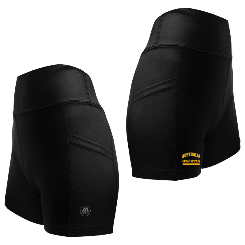 Deaflympics Australia iElite Shorts - Black