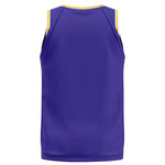 Lakeshow White/Purple Design - Unisex Reversible Pro Cut Jersey