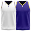 Lakeshow White/Purple Design - Unisex Reversible Pro Cut Jersey
