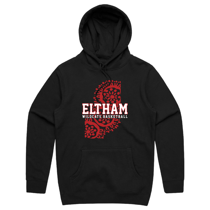 Eltham Wildcats Cotton Hoodie - Black