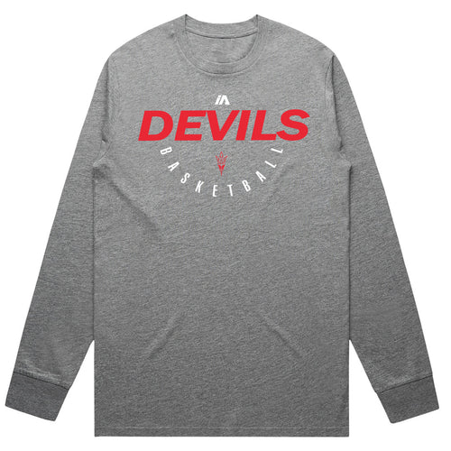 Devils Basketball Cotton LS Tee