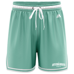 Mindfull Aus 'Let's Talk About It' Casual Shorts - Mint/White