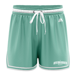 Mindfull Aus 'Let's Talk About It' Casual Shorts - Mint/White