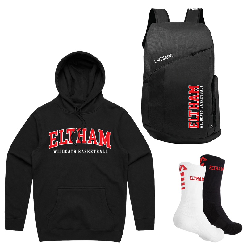 Eltham Wildcats Hoodie/Backpack/Socks Pack
