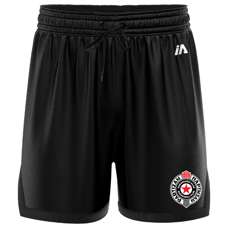 Partizan Casual Shorts - Black/Black