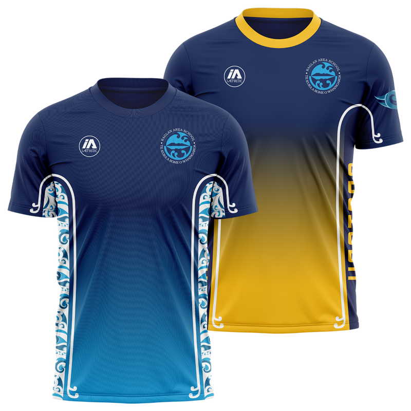 Raglan Area School Reversible PE Shirt - Opotoru