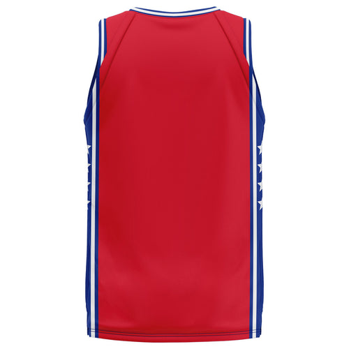 Phila Red Design - Unisex Non Reversible Pro Cut Jersey