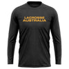 Lacrosse Australia Wordmark Performance LS Tee