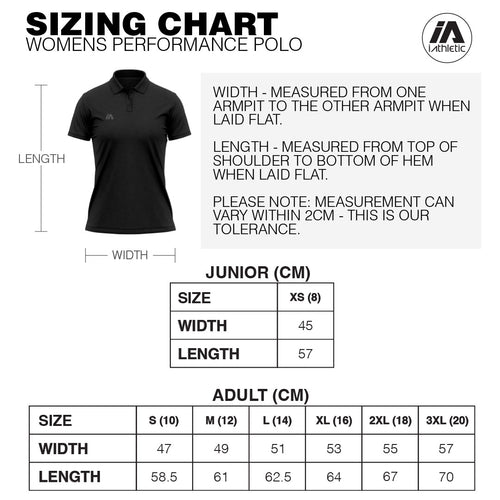 iAthletic ProTech Womens Polo - Navy Marle