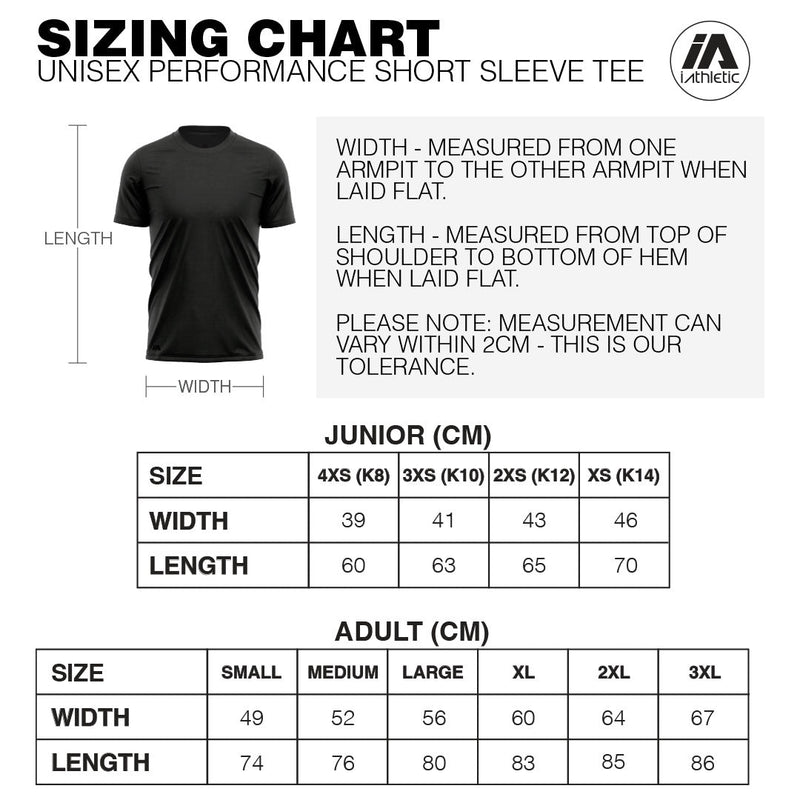 Lacrosse Australia U15 Performance Tee