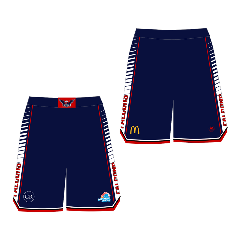 Newcastle Falcons Basketball Playing Shorts (Club Order)