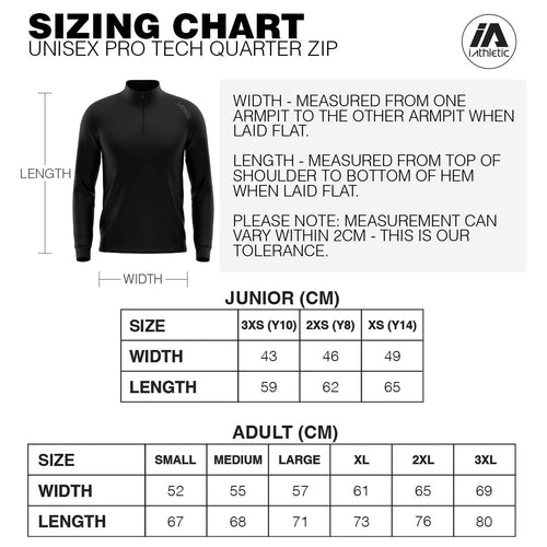 Launceston Lightning Pro Tech Qtr Zip Jacket