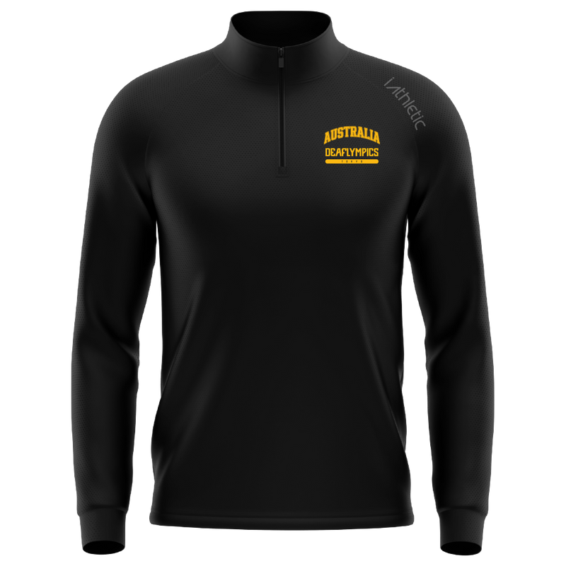 Deaflympics Australia Pro Tech Qtr Zip Jacket