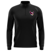 Manly Warringah Sea Eagles Qtr Zip Jacket - Black