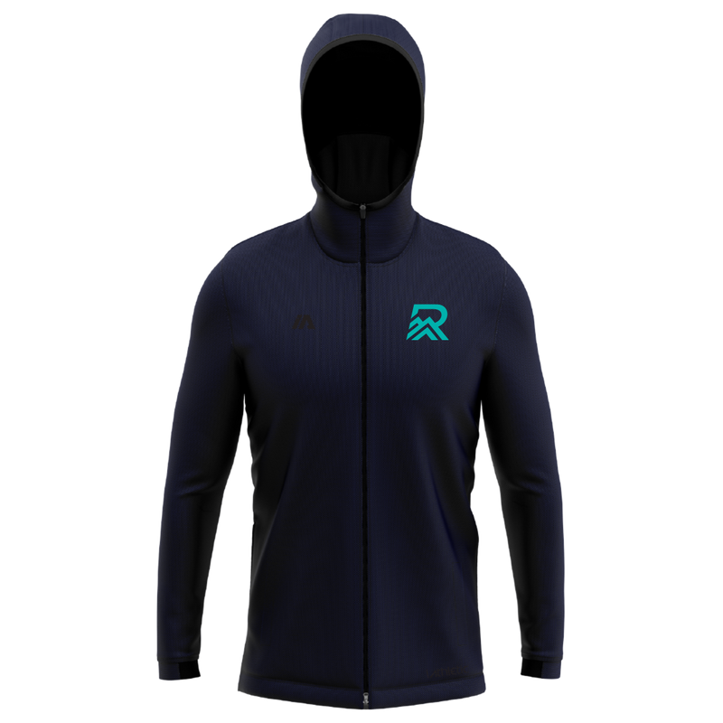 Mountain Raiders BMX Pro Zip Hoodie - Teal Logo