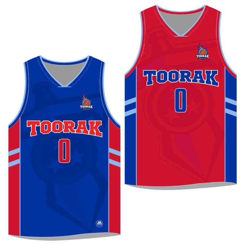 Toorak Basketball Reversible Playing Singlet