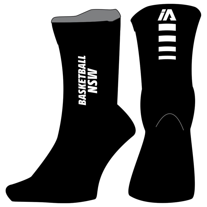 Basketball NSW Elite Socks - Black
