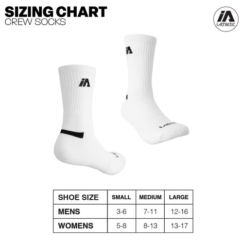 iAthletic Crew Socks - Ecru