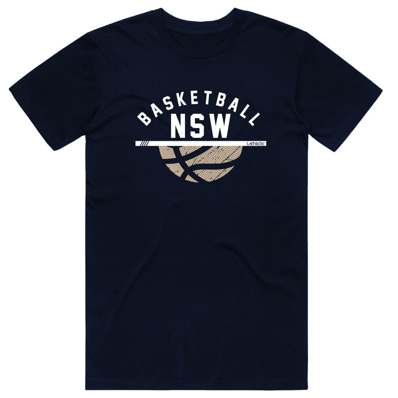 Basketball NSW Cotton Tee - Vintage Print