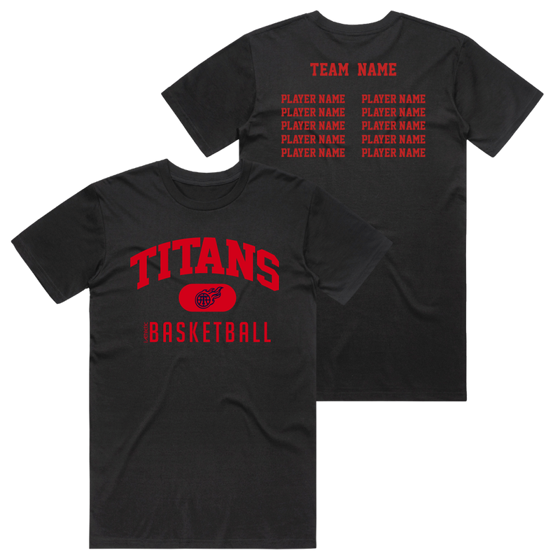 Hawthorn Titans Team List Cotton Tee