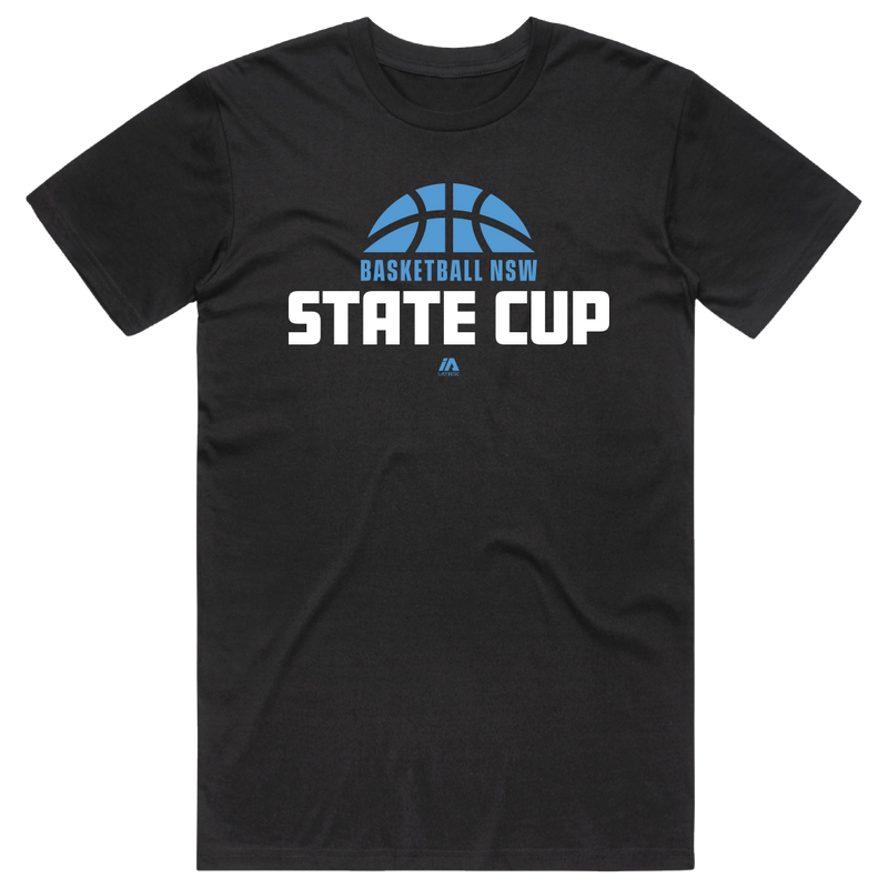 Basketball NSW 2025 State Cup Team List Cotton Tee