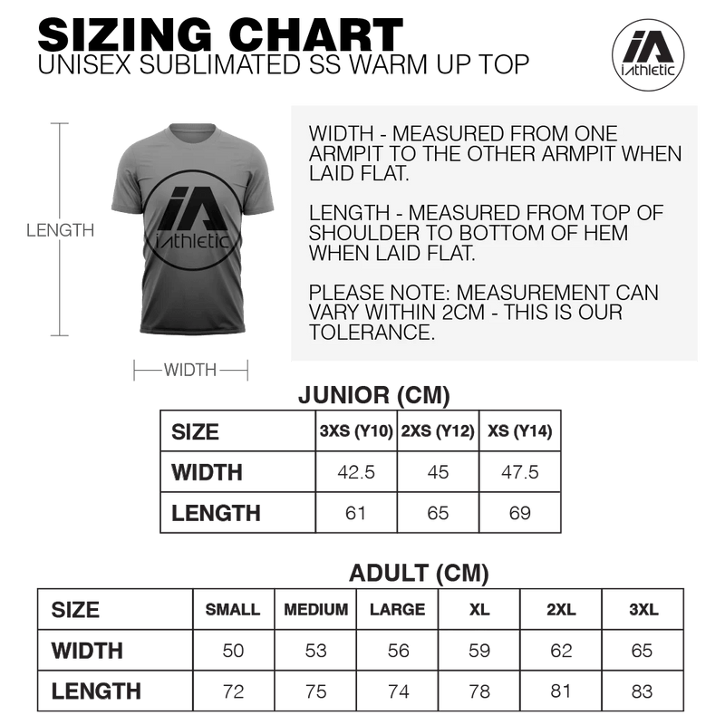 Gold Coast Ignite Warm Up Short Sleeve