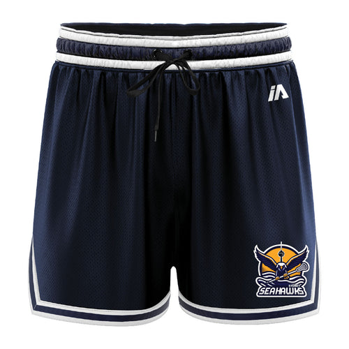 Lacrosse Australia MLS Sydney Seahawks Casual Shorts - Navy/White