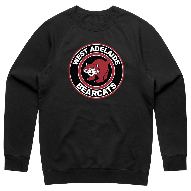 West Adelaide Bearcats Vintage Cotton Crewneck - Logo