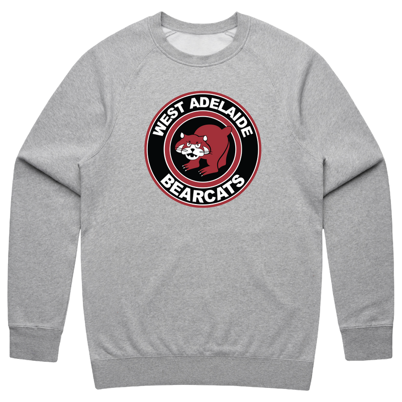 West Adelaide Bearcats Vintage Cotton Crewneck - Logo