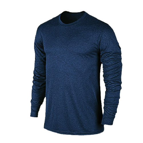 iAthletic Performance Long Sleeve Tee - Navy Marle