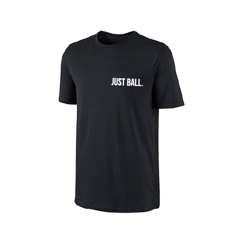 Just Ball Cotton Short Sleeve Tee Small Logo - Black