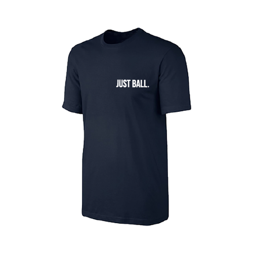 Just Ball Cotton Short Sleeve Tee Small Logo - Navy