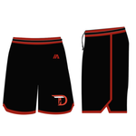 Pro Mens Shorts - Black/Red