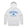 Basketball NSW State - Snow Marle Cotton Hoodie