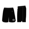 Hoop City Men's Casual Basketball Shorts - Black / Black