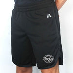 Hoop City Men's Casual Basketball Shorts - Black / Black