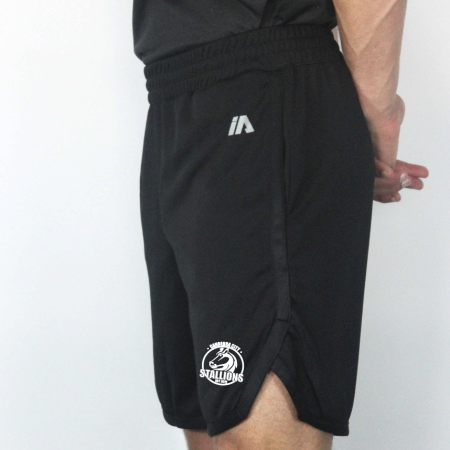 Canberra City Stallions Casual Basketball Shorts - Black/ Black