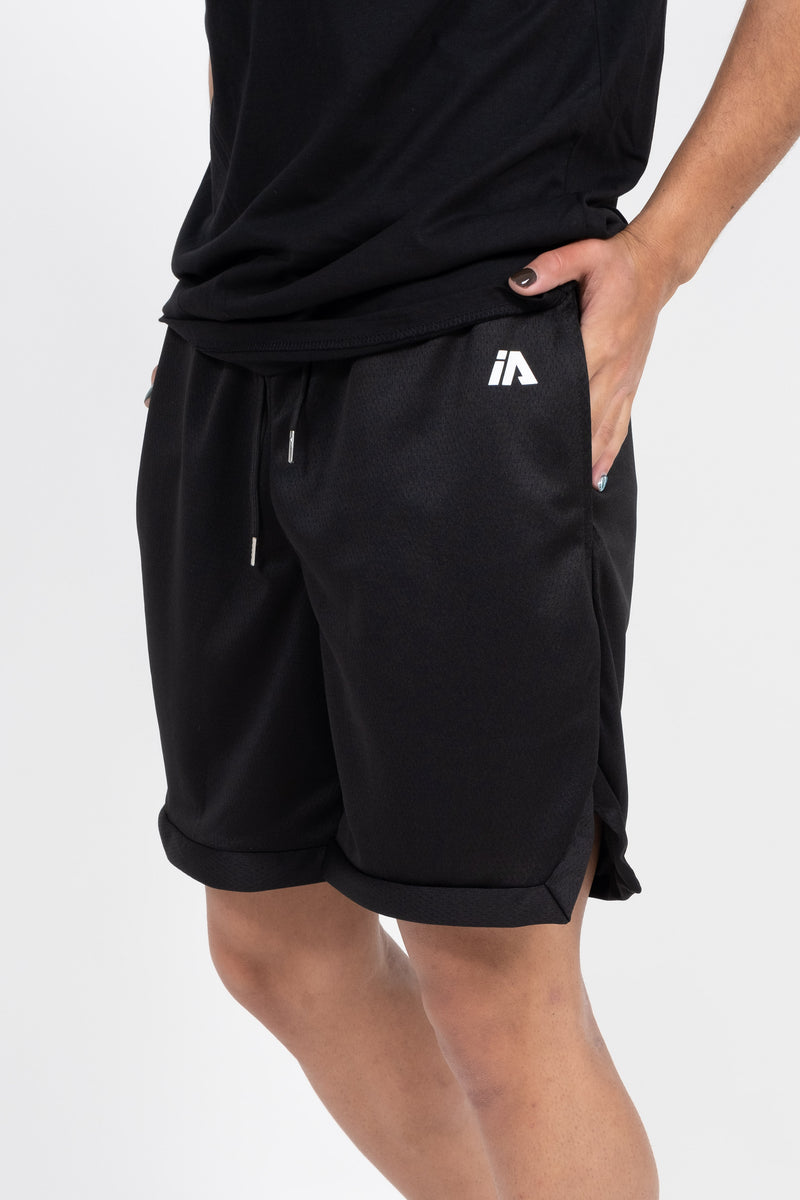 iAthletic Casual Basketball Shorts Men's - Black/Black