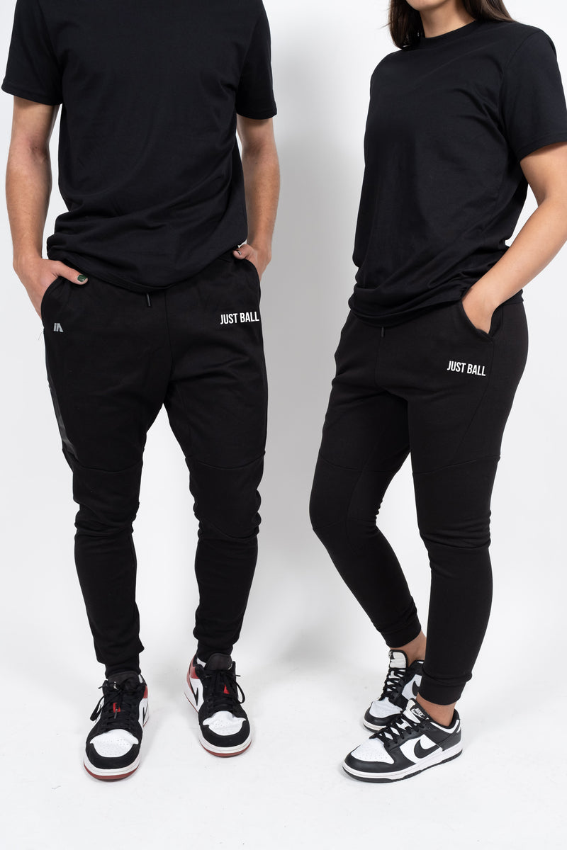 Just Ball Tapered Trackpants - Black