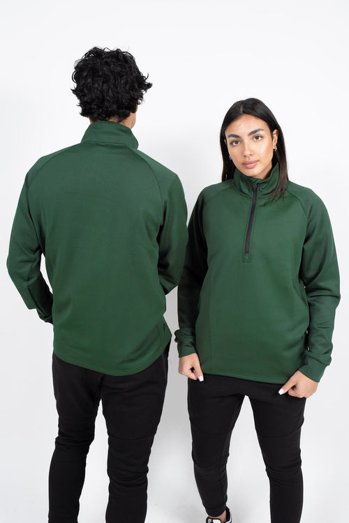 iAthletic Quarter Zip Jacket - Green