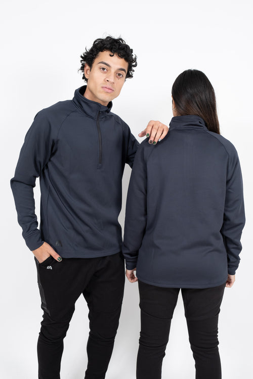 iAthletic Quarter Zip Jacket - Navy